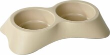 Topeltkauss koertele Zolux Double, 2 x 200 ml, 16 cm, pruunikas