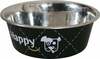 Lemmikloomakauss Zolux Happy, metall, 0.8 L, must, 17.4 cm x 17.4 cm
