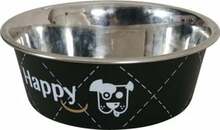 Lemmikloomakauss Zolux Happy, metall, 0.8 L, must, 17.4 cm x 17.4 cm