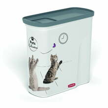 Lemmikloomatoidu konteiner Curver Pet Life, 2 L, valge/hall
