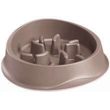 Aeglase söötmise kauss Zolux Slow Feeder, 1 L, helepruun