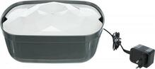 Automaatne jootja Trixie Polygon, 2.5 L, valge/hall, 28 x 11 x 22 cm