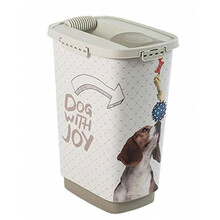 Lemmikloomatoidu säilituskast Rotho Cody, beež, 25 L