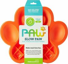 Aeglase söötmise kauss Pet Dream House Easy, 36x30x3 cm, oranž