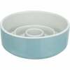 Loomakauss Trixie Slow Feeder, 1.1 L, hall/sinine, 17 cm x 17 cm