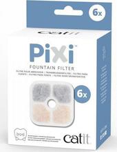 Joogipurskkaevu filter Catit Pixi, valge, 6 tk