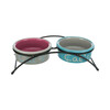 Kausside komplekt Trixie, 0.3 L, hall-roosa