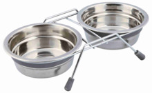 Kausside komplekt Trixie Eat on Feet, 2*0.45 L, 13 cm