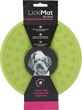 Lakkumismatt LickiMat Splash Green, 19 cm