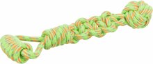 Mänguasi koertele köis Trixie Playing Rope, 38 cm, roheline/oranž