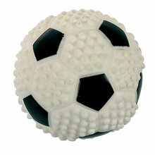 Mänguasi koertele pall Zolux Squeaky Spiney Soccerball, 7.6 cm, valge