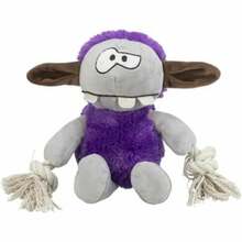 Mänguasi koertele Trixie Monster, plüüs, 32 cm, hall/lilla