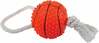 Mänguasi koertele Zolux Squeaky Basketball Rope, 10 cm, oranž