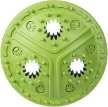 Mänguasi koertele ketas Barry King, 11 cm, roheline