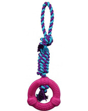 Mänguasi koertele rõngas köiega Trixie Denta Fun, 12 cm / 41 cm