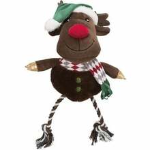 Mänguasi koertele Trixie Xmas Reindeer, 49 cm, pruun