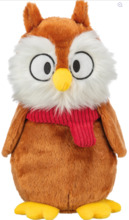 Jõulumänguasi koertele Trixie Xmas owl, plüüs, 33 cm