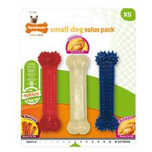 Närimismänguasi koertele Nylabone Value Pack Bacon, 3 tk