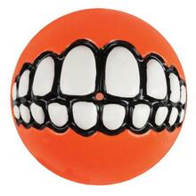Mänguasi koertele pall Rogz Grinz Large Orange, 78 mm