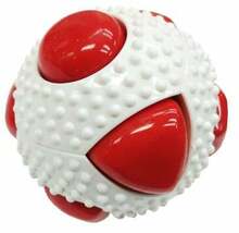 Mänguasi koerale Gimborn Sensory Ball Extra, 9.8 cm, valge/punane