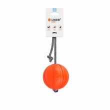 Mänguasi koertele pall nööriga Liker Cord, 9 cm
