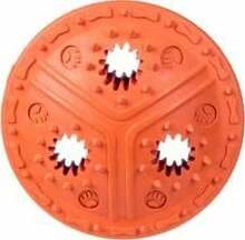 Mänguasi koertele närimisketas Barry King, 11 cm, oranž