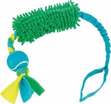 Mänguasi koertele Trixie Bungee Rope TX-34705, 85 cm, sinine/kollane/roheline