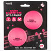 Kummipall koertele Dog Comets Stardust M, 6 cm, roosa, 2 tk