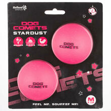 Kummipall koertele Dog Comets Stardust M, 6 cm, roosa, 2 tk