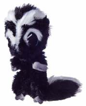 Mänguasi koertele Barry King plüüsist skunk, 29 cm