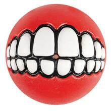 Mänguasi koertele pall Rogz Grinz Large Red, 78 mm
