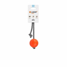 Mänguasi koertele pall nööriga Liker Cord, 5 cm