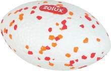 Mänguasi koertele regbipall Zolux Etpu, 12.7 cm, valge/oranž