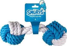 Koeramänguasi Duvo+ Smurfs köis Hantla, 30 cm, sinine/valge