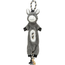Mänguasi koertele Trixie Donkey, 66 cm, hall
