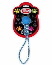 Mänguasi koertele pall nööriga Pet Nova, 40 cm, sinine