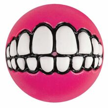 Mänguasi koertele pall Rogz Grinz Medium Pink, 64 mm