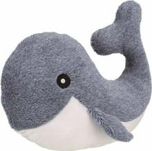 Mänguasi koertele Trixie Be Nordic Whale Brunold, 25 cm, valge/hall