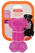 Mänguasi koertele Zolux Pop Bone, 12 cm, roosa