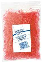Latekskummid Show Tech, punased, 1000 tk, 0,8 cm läbimõõt