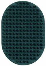 Kummist ovaalne hari koertele Flamingo Lotus 501252, must, 13 x 9 cm