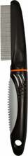 Kamm lemmikloomadele Trixie Fine Teeth, must, 22 cm