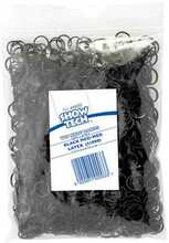 Latekskummid Show Tech, mustad, 1000 tk, 0,8 cm läbimõõt