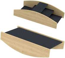 Koerte agility kiik PawHut 2-in-1, 80 x 39,5 x 20 cm, naturaalne puit