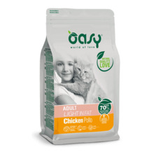 Kuivtoit kassidele Oasy Adult Cat Light in Fat, 1.5 kg