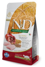 Kuivtoit kassipoegadele Farmina N&D Ancestral Grain Chicken & Pomegranate Neutered, 5 kg
