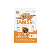 Kuivtoit täiskasvanud kassidele IAMS for Vitality, 1,5 kg