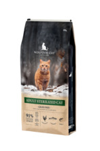 Kuivtoit steriliseeritud kassidele WOLFOOD Adult Sterilized Cat Grain Free, 10 kg