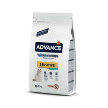 Kuivtoit kassidele Advance Sterilized Sensitive lõhe ja odraga, 1.5 kg