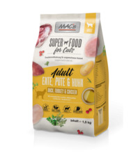 Kuivtoit kassidele Mac's Cat Dry Adult pardiliha, kalkuni ja kanaga, 300 g